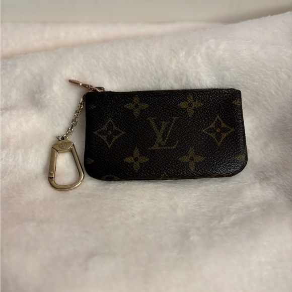 Louis Vuitton Monogram Pochette Cles Key Pouch - Good Preloved Condition - Picture 1 of 10